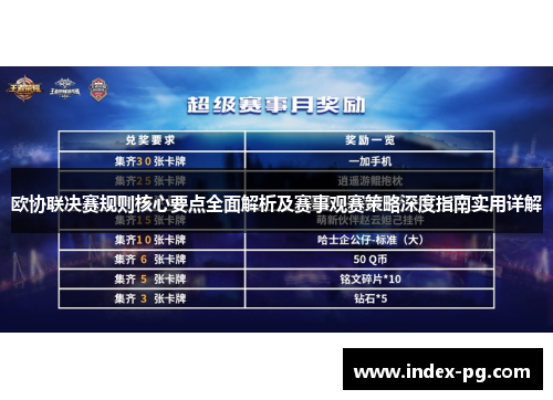 欧协联决赛规则核心要点全面解析及赛事观赛策略深度指南实用详解 欧协联决赛规则核心要点全面解析及赛事观赛策略深度指南实用详解